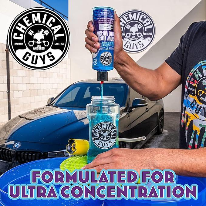 Chemical Guys CWS21664 Blueberry Snow Foam Car Wash Soap (Works with Foam Cannons, Foam Guns or Bucket Washes), Safe for Cars, Trucks, SUVs, Jeeps, Motorcycles, RVs & More, 64 fl. Oz - NeatNest