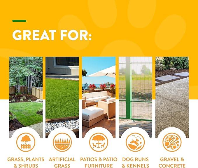 NaturVet – Yard Odor Eliminator | Eliminate Stool and Urine Odors from Lawn and Yard | Designed for Use on Grass, Plants, Patios, Gravel, Concrete & More | 16 oz Refill - NeatNest