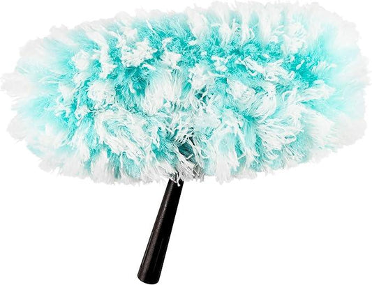 Fuller Brush Fuzzy Fan Duster – Dust & Clean Ceiling Fans, Walls, Woodwork – Polystatic & Microfiber Grabs & Holds Dust, Lint, Cobwebs & Dirt - Fan Duster Head Only (Teal) - NeatNest