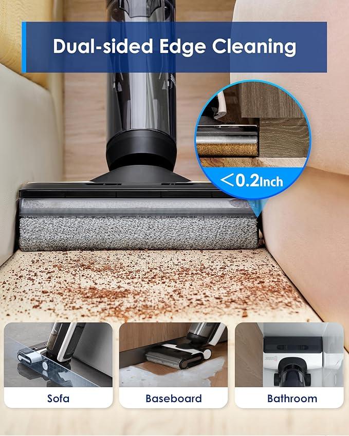 Tineco Floor ONE Switch S6 Cordless Wet Dry Vacuum Cleaner, Smart Floor Cleaner Mop, 5-in-1 Multi-Function Stick Vacuum FlashDry Self-Cleaning Dual-Edge Cleaning, Whole-House Cleaning - NeatNest