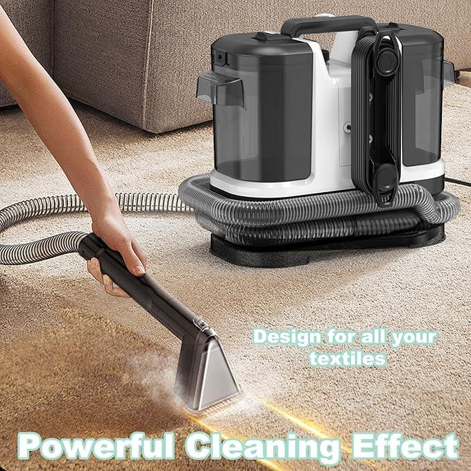 Portable Carpet & Upholstery Cleaner, Deep Cleaning for Rugs, Couch, Car Interiors Stains, Pet & Family Friendly, 120V - NeatNest