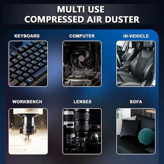 Compressed Air Duster - 180,000 RPM Electric Air Duster - with Brushless Motor, 3-Gear Adjustable Air Duster - for Keyboard, PC, Car, Air Bed, and Home Cleaning (X11) - NeatNest