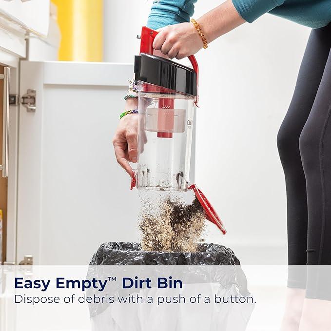 Bissell CleanView Compact Upright Vacuum, Fits in Dorm Rooms & Apartments, Lightweight with Powerful Suction and Removable Extension Wand, 3508 - NeatNest
