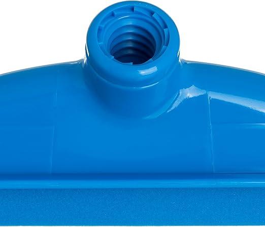 SPARTA 4156714 Plastic Floor Squeegee, Shower Squeegee With Double Foam For Window, Glass, Shower Door, Floor, Windshield, 18 Inches, Blue, (Pack of 6) - NeatNest