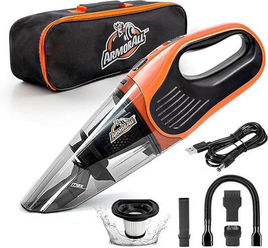 Armor All AA07V1 0902 Handheld Car Vac, Orange - NeatNest