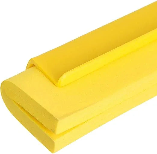 SPARTA 4156704 Plastic Floor Squeegee, Shower Squeegee With Double Foam For Window, Glass, Shower Door, Floor, Windshield, 18 Inches, Yellow, (Pack of 6) - NeatNest