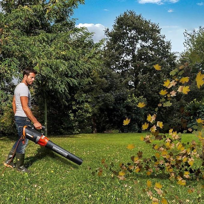 WORX WG520 12 Amp Turbine 600 Electric Leaf Blower - NeatNest