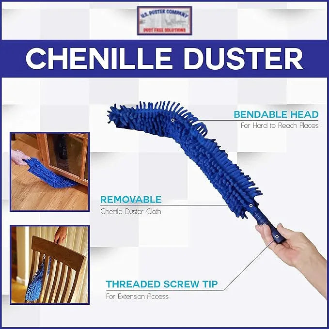 Cobweb Duster, Extendable Reach 20 feet + Spider Web Brush with Pole - NeatNest