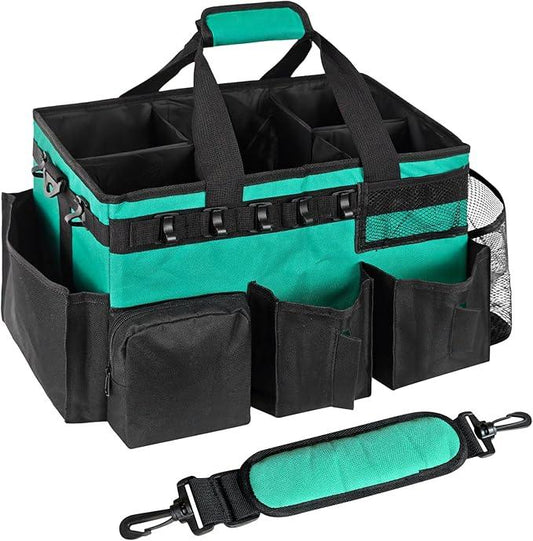 Wearable Cleaning Caddy Bag,WithDetachable Divider cleaning bags for housekeepers, With Adjustable Shoulder Strap for Cleaners & Housekeeper - NeatNest