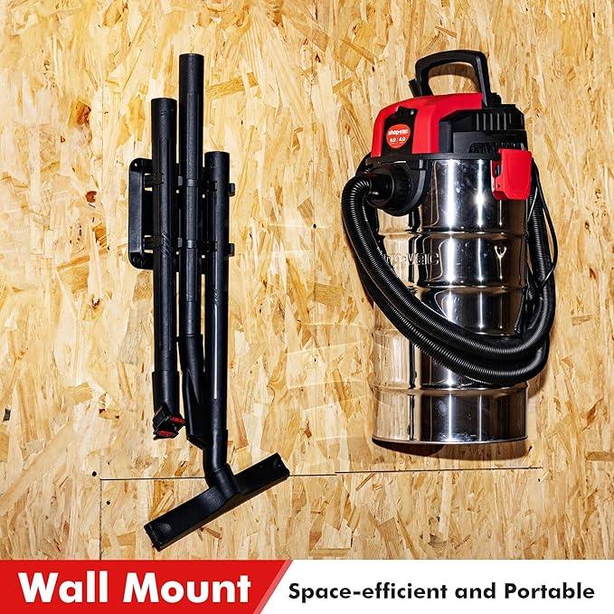 Shop-Vac 6 Gallon 4.0 Peak HP Wet/Dry Vacuum, Wall Mountable Compact Shop Vacuum with 20 ft Extra Long Hose & Accessories - Ideal for Jobsite, Garages, Car & Workshops - NeatNest