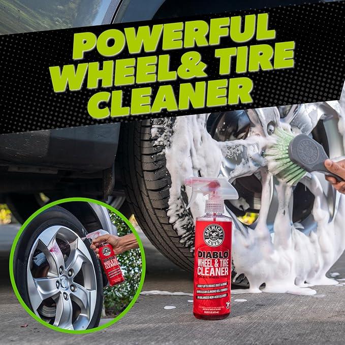 Chemical Guys Car Cleaning Kit - With Car Wash Soap, Wheel Cleaner, Total Interior, Car Wash Mitt - Interior and Exterior Wash Kit With Vehicle Cleaning and Detailing Accessories - 7 Item Kit - NeatNest