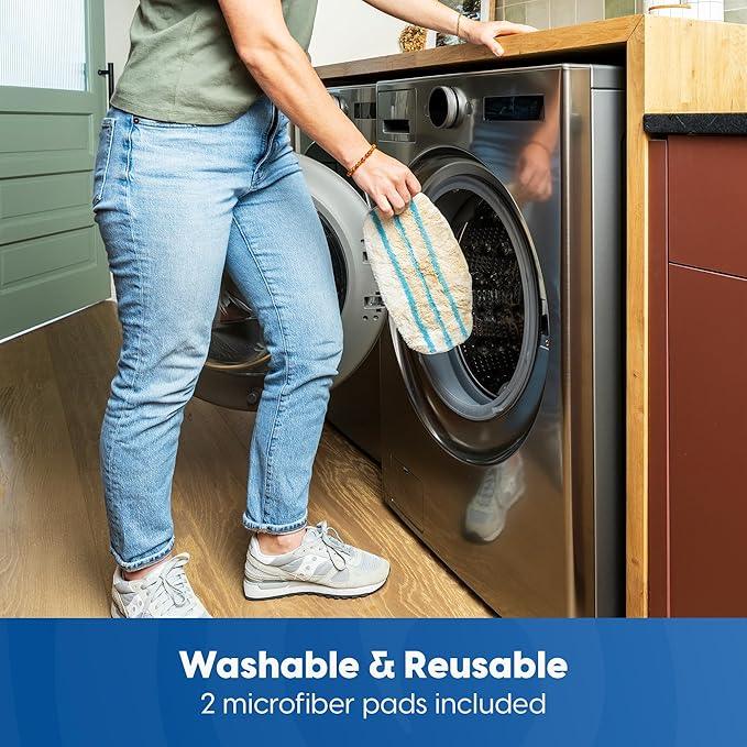 Vacmaster SMF1501 2-in-1 Steam Mop for Floor Cleaning with Detachable Handheld Steamer, Quick-Heating & Lightweight for Hard Floors, Carpets, Tiles and Upholstery - NeatNest