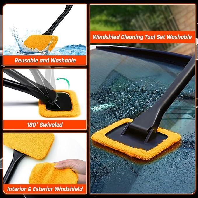 61 PCS Car Detailing Kit Interior Cleaner, Auto Detailing Kit, Car Vacuum Car Interior Detailing Kit, Car Wash Kit with Bucket Detailing Brush Set Car Accessories for Motorcycle, Cars, Bikes, Wheels - NeatNest