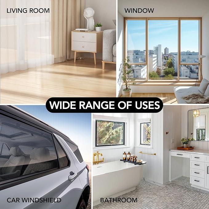 Shower Squeegee with Long Handle, 15-51" Telescopic Squeegee for Window Cleaning, Window Squeegee for Glass Doors, Extendable Window Cleaner Tool for Tile Walls, Sliding Door, Floor, Car Windshield - NeatNest