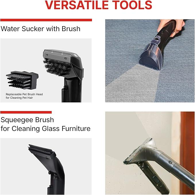 Shop-Vac Portable Carpet and Upholstery Cleaner Machine, Powerful Spot Cleaner for Pet Stains, Sofa, Rug, Mattress, Curtain and Window, Lightweight with One Cleaner Solutions - NeatNest