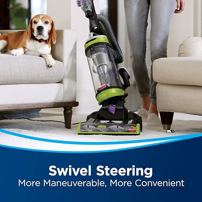 Bissell 2252 CleanView Swivel Upright Bagless Vacuum with Swivel Steering, Powerful Pet Hair Pick Up, Specialized Pet Tools, Large Capacity Dirt Tank, Easy Empty - NeatNest