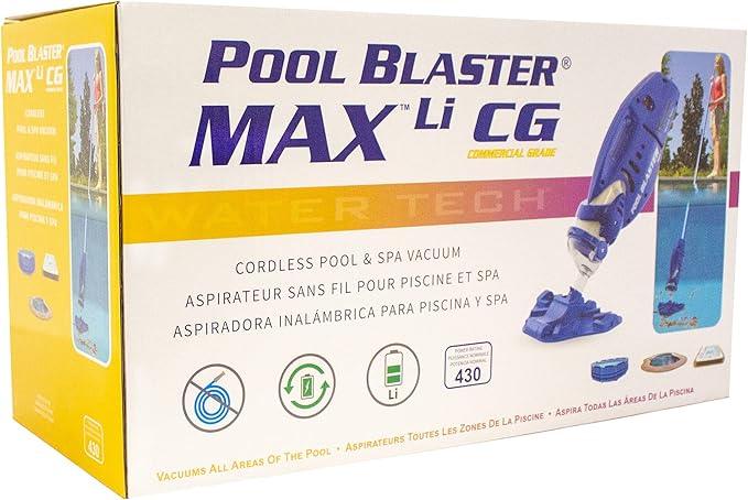 POOL BLASTER Max CG Cordless Pool Vacuum Deep Cleans Pools in Minutes, Spot-Cleans in Seconds, Strong Suction, 1 Hr Runtime, Handheld Rechargeable Swimming Pool Cleaner, Inground & Above Ground Pools - NeatNest