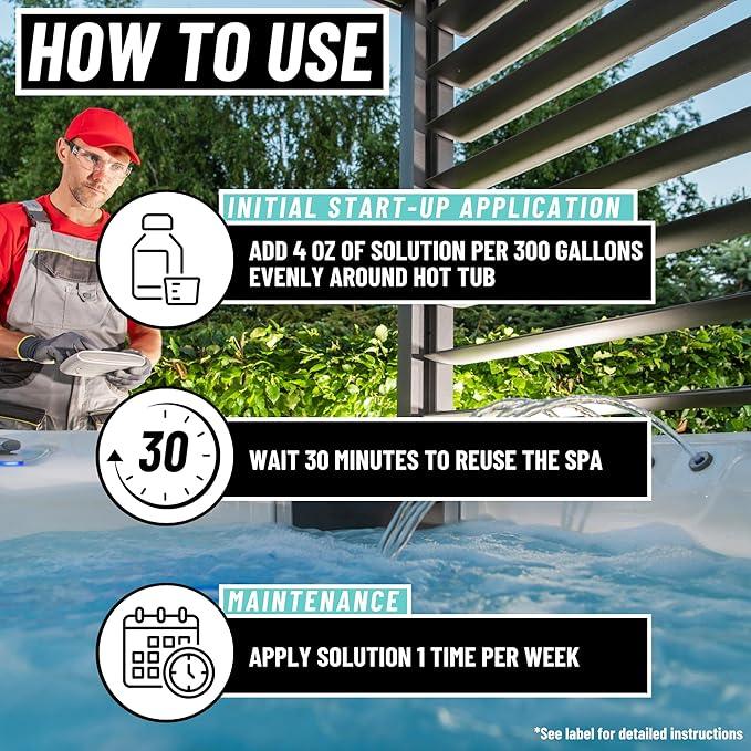 Hot Tub Metal Remover - Spa Metal Gone Hot Tub Cleaner, Metal Out Spa Remover for Hot Tub, Stain and Scale Control Cleaner Chemicals - NeatNest