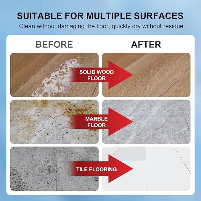 4pcs Floor Cleaning Solution Compatible With Tineco Cleaning Solution, Deep Clean For Floors, Child And Pet Friendly, Dissolve Grease And Stubborn Dirt, Suitable with Tineco All Vacuum Mops - NeatNest