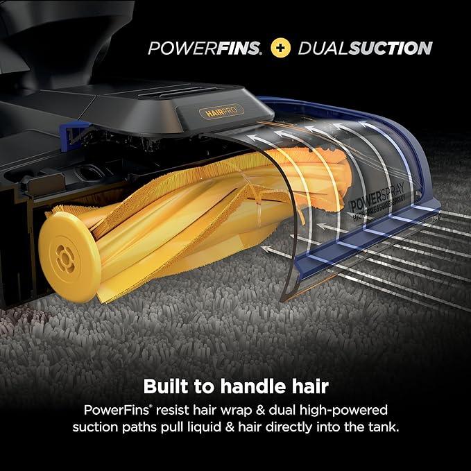 Shark CarpetXpert HairPro Upright Carpet, Area Rug & Upholstery Cleaner with Spot & Stain Remover, Perfect for Pets, Carpet Shampooer, 2 Cleaning Tools, Pet Cleaning Solution, Cobalt, EX251BRN - NeatNest