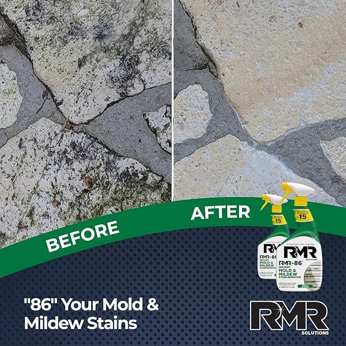 RMR-86 Instant Mold and Mildew Stain Remover Spray - Scrub Free Formula, 2 Pack - 32 oz - NeatNest