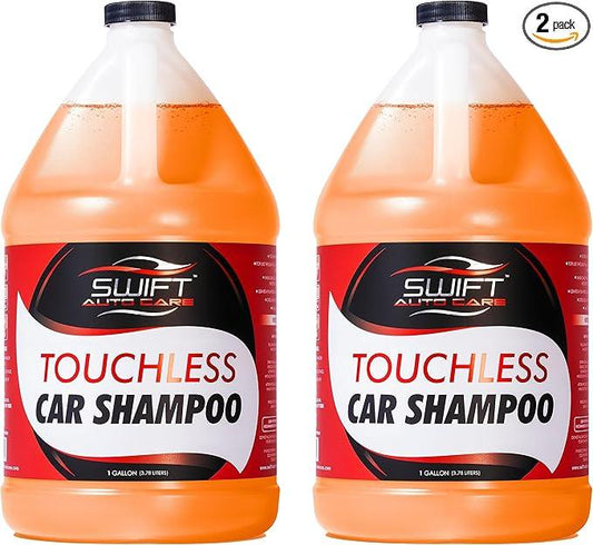 Swift Touchless Car Wash Shampoo (2 Gallon) - No Brushing Required, High Foaming Car Soap, Heavy Duty, Auto Detergent for Foam Cannon, Works on Cars, Trucks, RVs, Motorcycles, Upholstery & More! - NeatNest