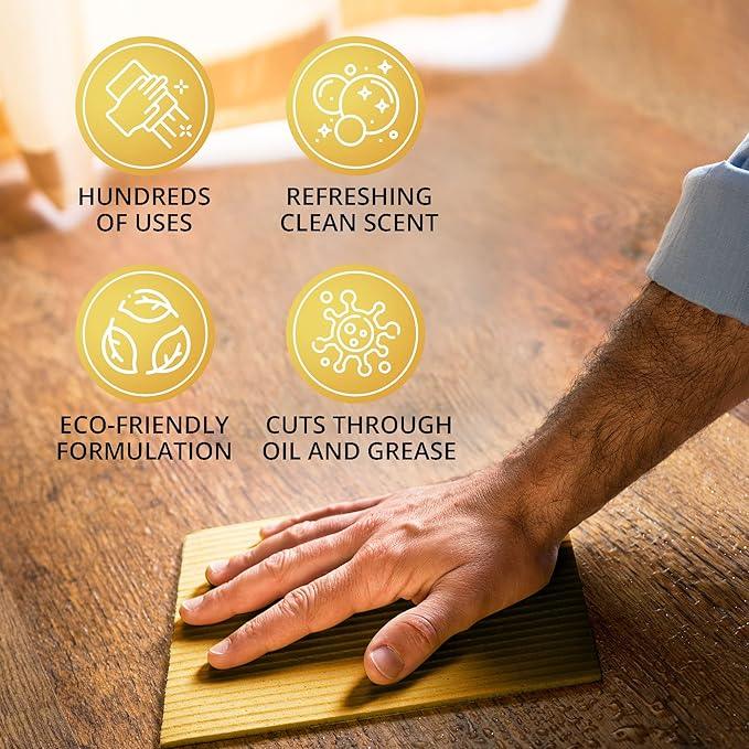 Advanage 20X Cleaner Concentrate Refill 128 oz | All Purpose Multi-Surface Cleaning Concentrate | Replace Every Household Cleaner | Natural and Citrus Scent, Human-Safe Cleaner USA Made - NeatNest