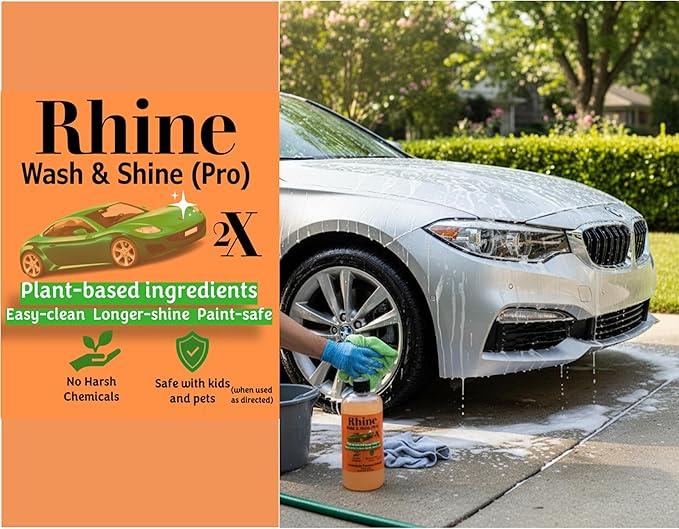 Plant-based Eco-friendly Car Wash Soap, Non-Toxic, High-Foam, Concentrated Premium Car cleaning soap - NeatNest