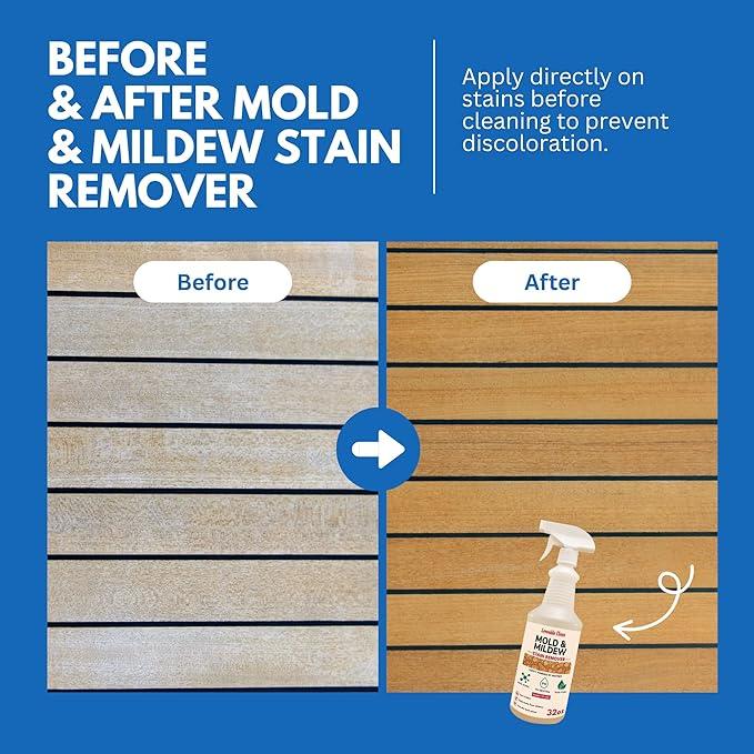 EcoDecors Loveable Stain Remover For Teak and Hardwoods 32oz Spray Bottle - NeatNest