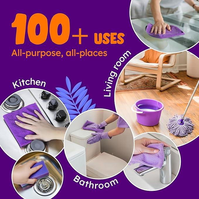 Originally Yellow Lavender White Vinegar For Cleaning Purpose | USA Made All Purpose Cleaner | Use as Glass, Kitchen & Floor Cleaner | Plant Derived Cleaning Vinegar 1 Gallon in 2 pack | 128 Oz - NeatNest