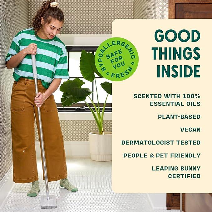 Aunt Fannie's Ultra Concentrated Floor Cleaner Vinegar Wash, Multi-Surface Solution For Mopping, Makes 16 Gallons, Eucalyptus Scent, 32 oz. (Pack of 6) - NeatNest