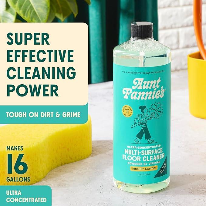 Aunt Fannie's Floor Bundle: Hardwood Cleaner, Multi-Surface Vinegar Floor Cleaner, and Carpet Refresher - NeatNest