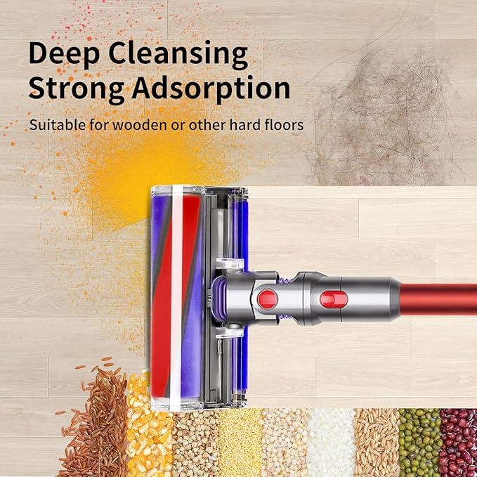Soft Roller Cleaner Head Compatible with Dyson Cyclone V10 Absolute,V10 Animal,V10 Total Clean +,V11 Cordless Vacuum Cleaners,Vacuum Head Replacement Suitable for Hard Floor - NeatNest