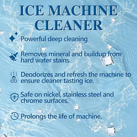 Ice Machine Cleaner Maker Descaler - Nickel Safe Descaler, Ice Maker Cleaner Compatible with Whirlpool, Scotsman, KitchenAid, Affresh, Hoshizaki, GE Opal Cleaning Kit, (1Gallon, 33 Uses) - NeatNest
