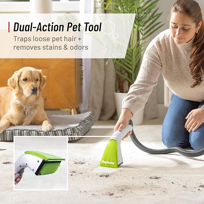 Rug Doctor Pet Portable Spot Cleaner, 2X Suction Power, Lightweight Pet Carpet Cleaner Machine, Pro-Grade Power Removes Stains & Odors from Rugs, Carpets And Upholstery - NeatNest