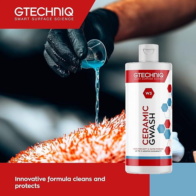 Gtechniq Car Shampoo. 2-in-1 Ceramic GWash and Hydrophobic Coating for Car Cleaning. Cleans and Repels Dirt, Car Cleaner for Up to 3 Months Protection, Super Concentrated - 1L - NeatNest