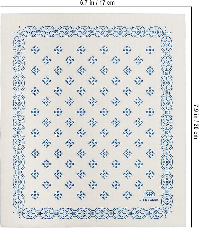 Redecker Reusable Cellulose Dishcloth, Bulk Set of 10, Eco-Friendly and Biodegradable Sponge Cleaning Cloths, Machine Washable, Durable, Absorbent, No Odor, Made in Germany - NeatNest