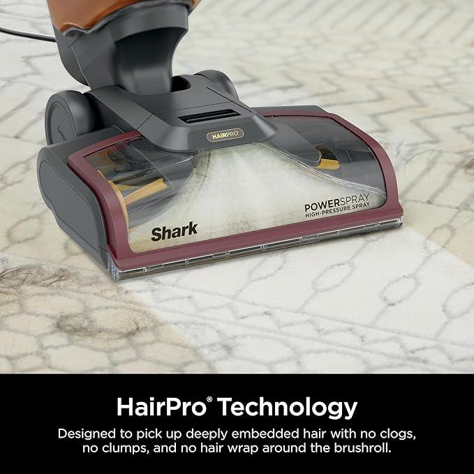 Shark CarpetXpert HairPro Upright Carpet Cleaner, Perfect for Pets, Lightweight & Powerful, Dirt, Grime, Hair & Odor Removal, Carpet Shampooer, Pet Cleaning Solution, Magenta, EX221BRN - NeatNest