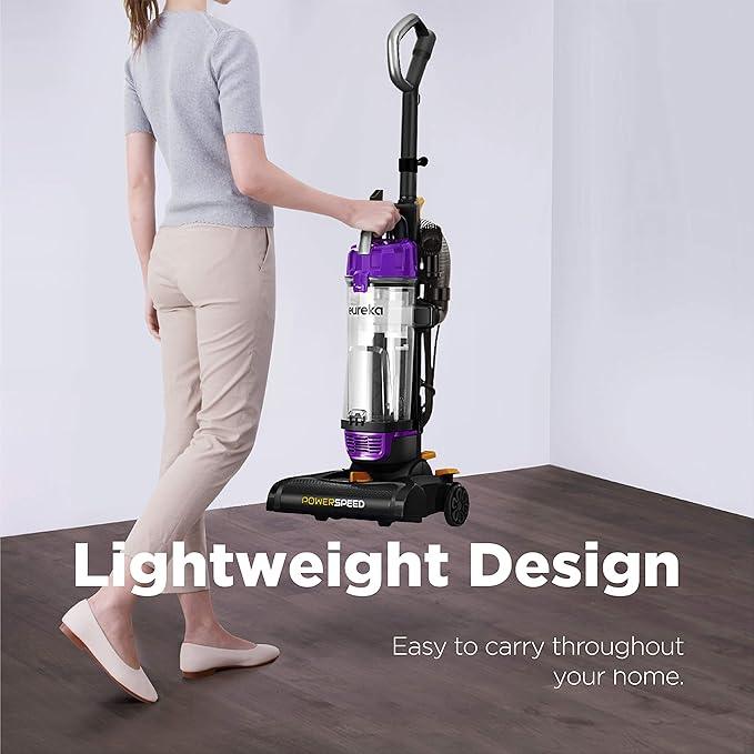 Eureka NEU182B PowerSpeed Bagless Upright Vacuum Cleaner, Purple - NeatNest