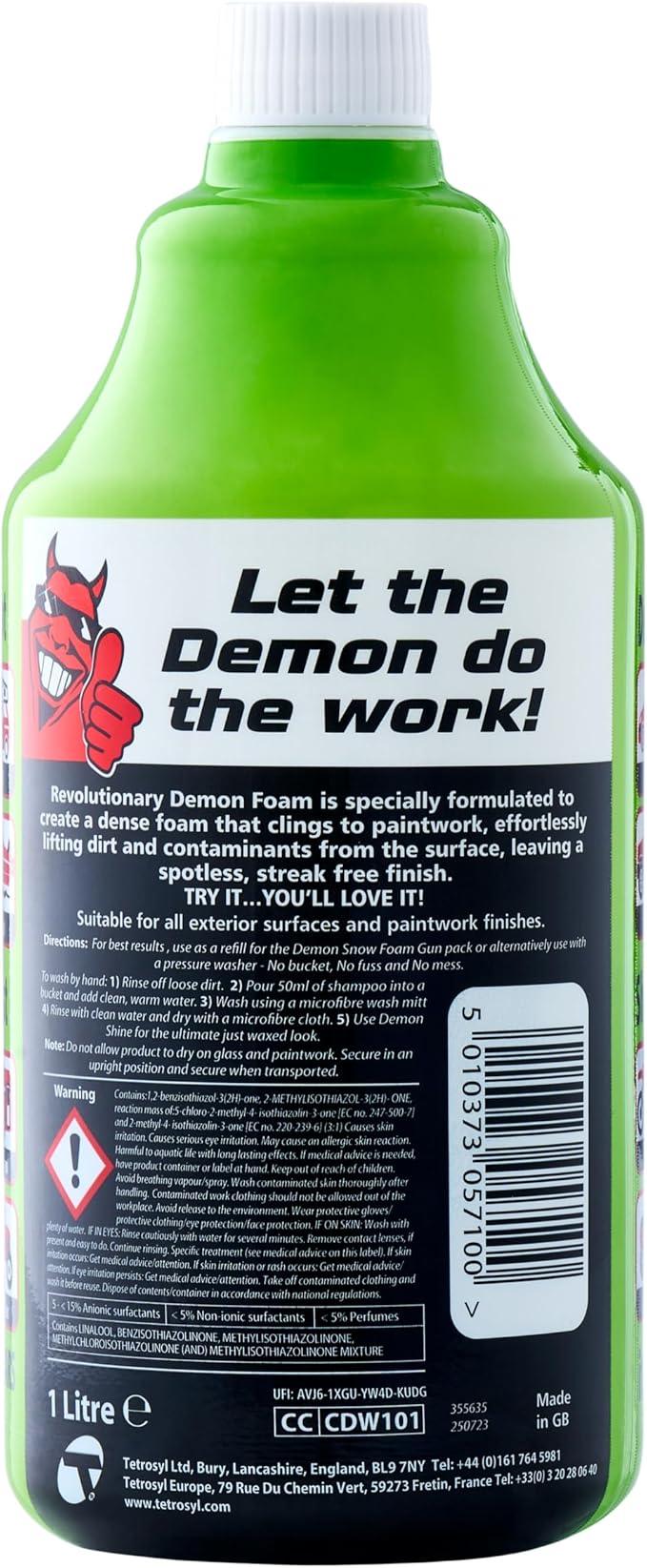 CarPlan Demon Foam 34 fl Oz (1L) - Snow Foam Shampoo - NeatNest