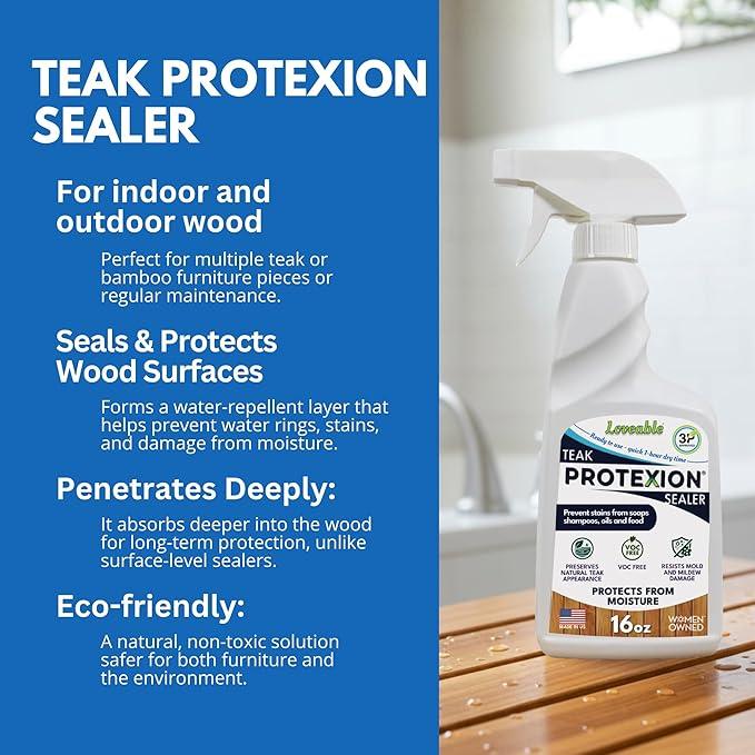 EcoDecors Loveable 16oz Teak Protexion Sealer Spray - 2 Pack - NeatNest
