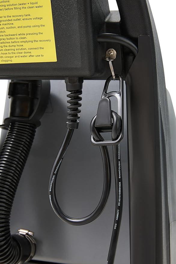 Commercial Carpet Cleaner Extractor 10-Gal Solution Tank 8-Gal Recovery Tank, 18” Cleaning Path, Low Noise Powerful Carpet Cleaner for Hotels, Offices, Large Areas & Professional Use - NeatNest
