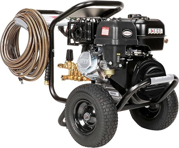 Simpson 4400 PSI Gas Pressure Washer, 4.0 GPM Commercial Power Washer, Cold Water, 50' Hose, PowerShot, 49-State Compliant (PS60843) - NeatNest