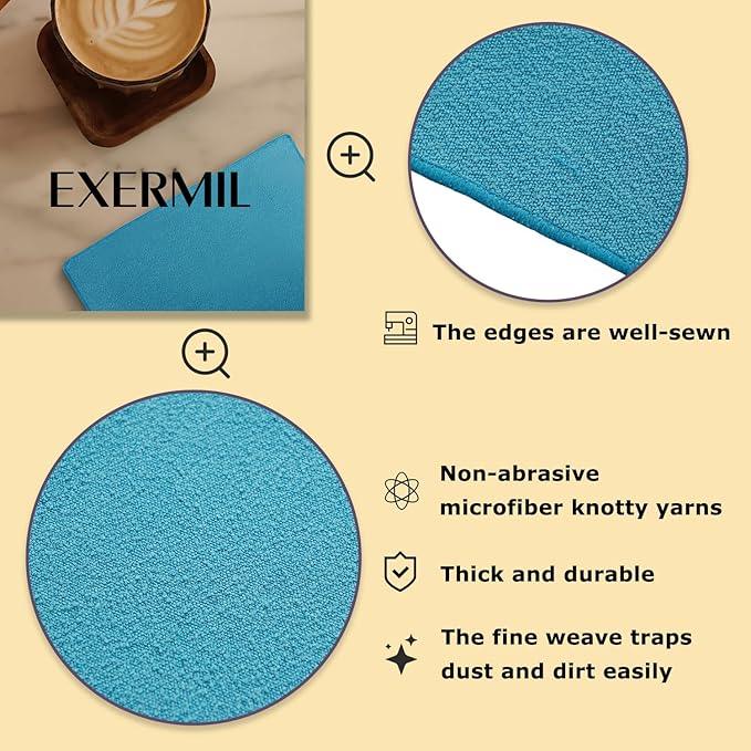 Microfiber Cleaning Cloths for House;Reusable Cleaning Towels Rags for Kitchen;Washable Lint Free,Streak Free,Non-Abrasive,Pack of 24;16"x12" - NeatNest