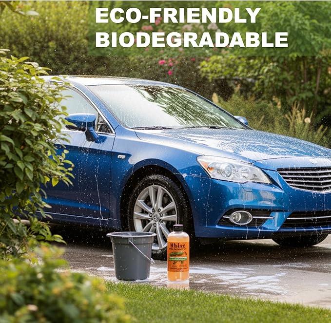 Plant-based Eco-friendly Car Wash Soap, Non-Toxic, High-Foam, Concentrated Premium Car cleaning soap - NeatNest
