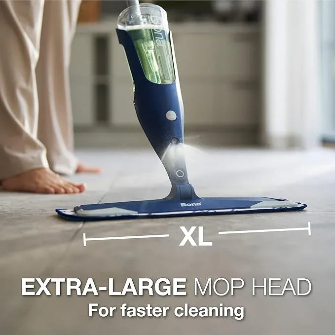 Bona Premium Motion Multi-Surface Floor Spray Mop - Includes Multi-Surface Floor Cleaning Solution and Machine Washable Microfiber Cleaning Pad - Spray Mop for Stone, Tile, Laminate, and Vinyl Floors - NeatNest