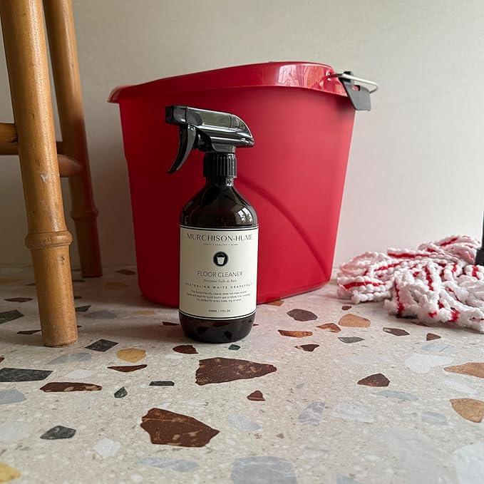 Murchison-Hume Natural Floor Cleaner Spray – Pet-Friendly, Non-Toxic, Plant-Based Formula for Hardwood, Tile & Laminate – Streak-Free Shine, Fresh Scent – 17oz Bottle-Australian White Grapefruit - NeatNest