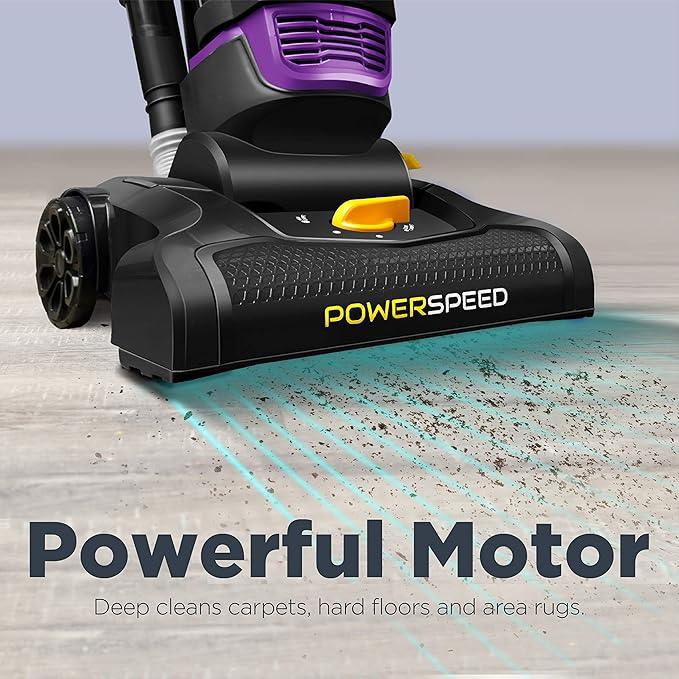 Eureka NEU182B PowerSpeed Bagless Upright Vacuum Cleaner, Purple - NeatNest