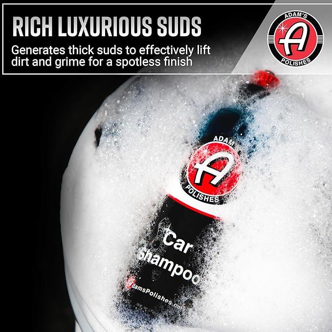 Adam's Car Shampoo (5 Gallon) - pH Best Biodegradable Car Wash Soap for Foam Cannon, Spray Gun or Bucket - High Foam, Scratch-Free Auto Detailing for Cars, Trucks, RVs & Motorcycles - NeatNest