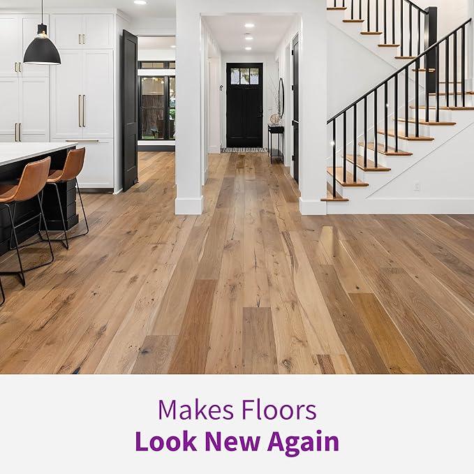 Rejuvenate Professional Wood Floor Restorer Fills Scratches, Shines And Protects Wood Flooring For A High Gloss Shine, 1 Gallon - NeatNest